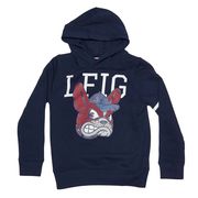 FELPA CHIUSA CON CAPPUCCIO STAMPA MASCOTTE Bambino Navy Rosso Bianco FELPA CHIUSA CON CAPPUCCIO STAMPA MASCOTTE Bambino Navy Rosso Bianco