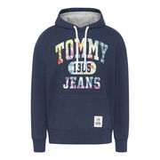 FELPA COLLEGE TIE DYE CON CAPPUCCIO Uomo Twilight Navy FELPA COLLEGE TIE DYE CON CAPPUCCIO Uomo Twilight Navy