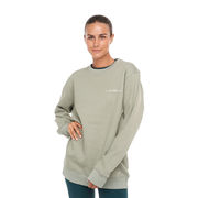 FELPA COLUMBIA CON RICAMO Donna Almond Green FELPA COLUMBIA CON RICAMO Donna Almond Green