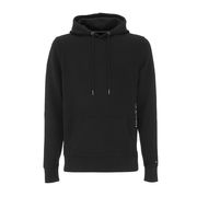 FELPA CON CAPPUCCIO E LOGO SUL FIANCO Uomo Nero FELPA CON CAPPUCCIO E LOGO SUL FIANCO Uomo Nero