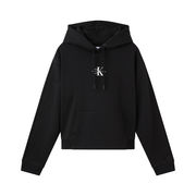FELPA CON CAPPUCCIO E MONOGRAM Donna Ck black FELPA CON CAPPUCCIO E MONOGRAM Donna Ck black