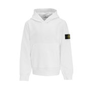 FELPA CON CAPPUCCIO E TASCA MARSUPIO Bambino Bianco FELPA CON CAPPUCCIO E TASCA MARSUPIO Bambino Bianco