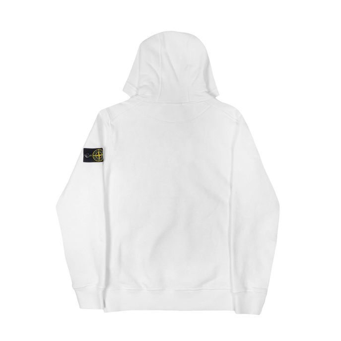 FELPA CON CAPPUCCIO E TASCA MARSUPIO Kids Bianco