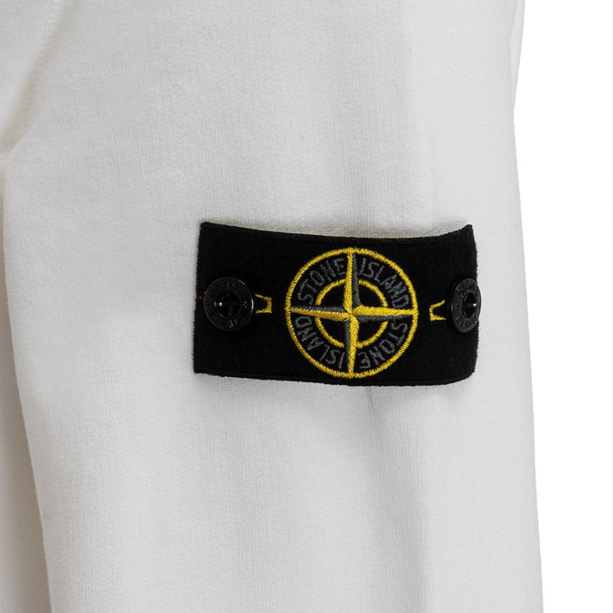 FELPA CON CAPPUCCIO E TASCA MARSUPIO Kids Bianco