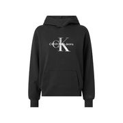 FELPA CON CAPPUCCIO GUNMETAL MONOGRAM Donna Nero FELPA CON CAPPUCCIO GUNMETAL MONOGRAM Donna Nero