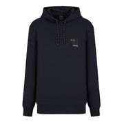 FELPA CON CAPPUCCIO LOGO SUL PETTO Uomo Navy FELPA CON CAPPUCCIO LOGO SUL PETTO Uomo Navy