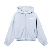 FELPA CON CAPPUCCIO MICRO FLOCK Donna Marble Grey FELPA CON CAPPUCCIO MICRO FLOCK Donna Marble Grey