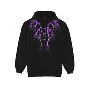 FELPA CON CAPPUCCIO PURPLE LIGHTNING Bambino Black FELPA CON CAPPUCCIO PURPLE LIGHTNING Bambino Black