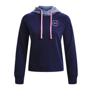 FELPA CON CAPPUCCIO RIVAL FLEECE CREST Donna Midnight FELPA CON CAPPUCCIO RIVAL FLEECE CREST Donna Midnight