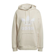FELPA CON CAPPUCCIO STAMPA TREFOIL Donna Wonder White FELPA CON CAPPUCCIO STAMPA TREFOIL Donna Wonder White