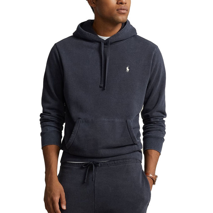 FELPA CON CAPPUCCIO Uomo Faded Black Canvas