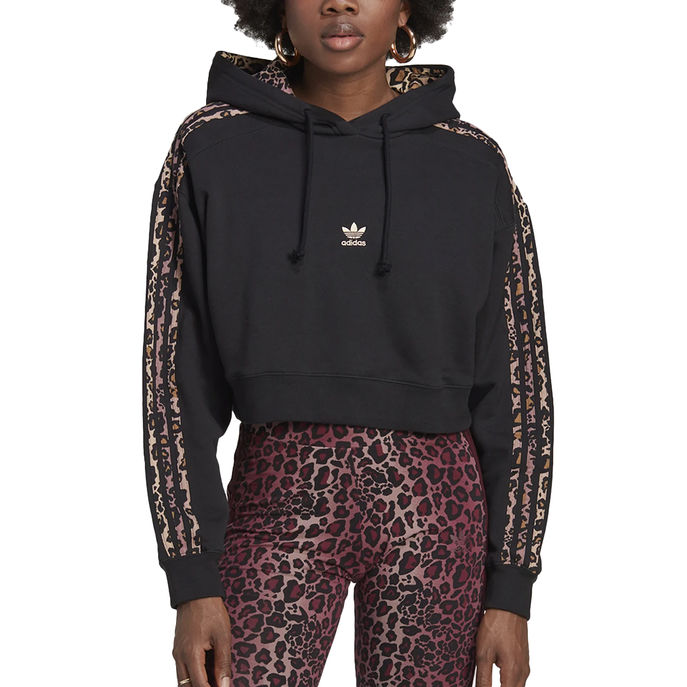 FELPA CON LOGO PICCOLO Donna Black Multicolor