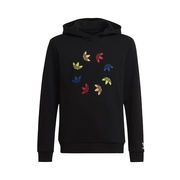 FELPA CON LORO CIRCOLARE Bambino Nero FELPA CON LORO CIRCOLARE Bambino Nero