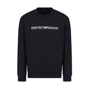 FELPA CON SCRITTA LOGO Uomo Navy Logo FELPA CON SCRITTA LOGO Uomo Navy Logo