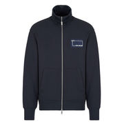 FELPA CON ZIP E LOGO Uomo Navy FELPA CON ZIP E LOGO Uomo Navy