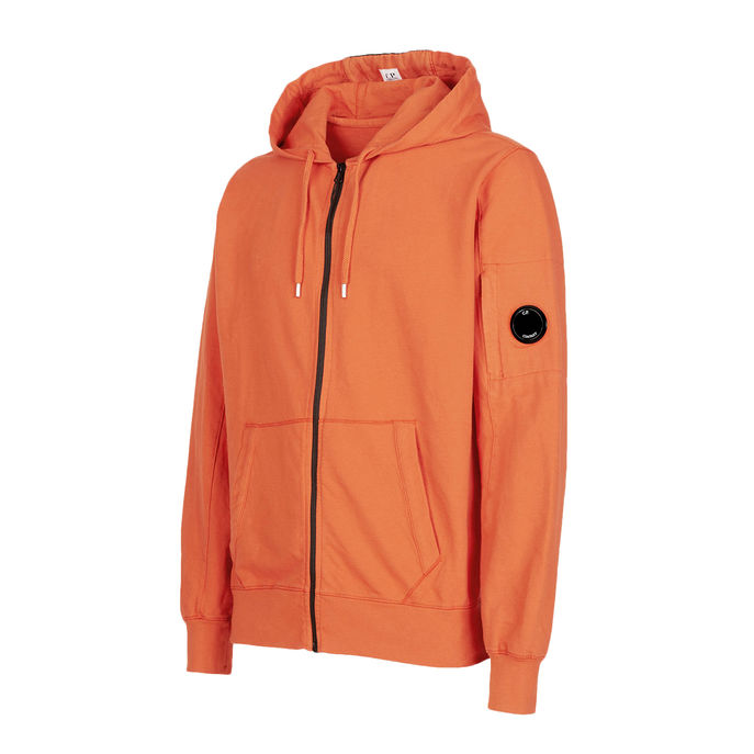 FELPA CON ZIP LIGHT FLEECE Uomo Arancio