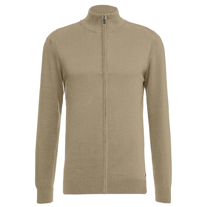 FELPA CON ZIP TINTO CAPO