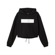 FELPA CROP CON CAPPUCCIO HERO LOGO Donna Ck black Bright white FELPA CROP CON CAPPUCCIO HERO LOGO Donna Ck black Bright white