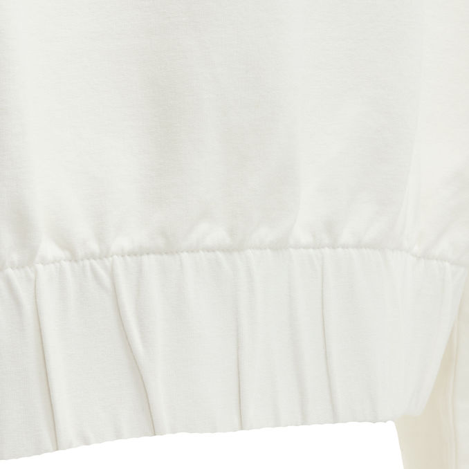 FELPA CROP Donna Ecru