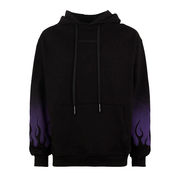 FELPA FIAMME VIOLA IN NEGATIVO Uomo Black FELPA FIAMME VIOLA IN NEGATIVO Uomo Black