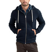 FELPA FULL ZIP CON CAPPUCCIO E DETTAGLI IN MAGLIA FELPA FULL ZIP CON CAPPUCCIO E DETTAGLI IN MAGLIA