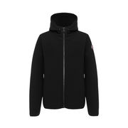 FELPA FULL ZIP CON CAPPUCCIO EFFETTO SCUBA Uomo Nero FELPA FULL ZIP CON CAPPUCCIO EFFETTO SCUBA Uomo Nero