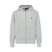 FELPA FULL ZIP CON CAPPUCCIO Uomo Grigio melange chiaro FELPA FULL ZIP CON CAPPUCCIO Uomo Grigio melange chiaro