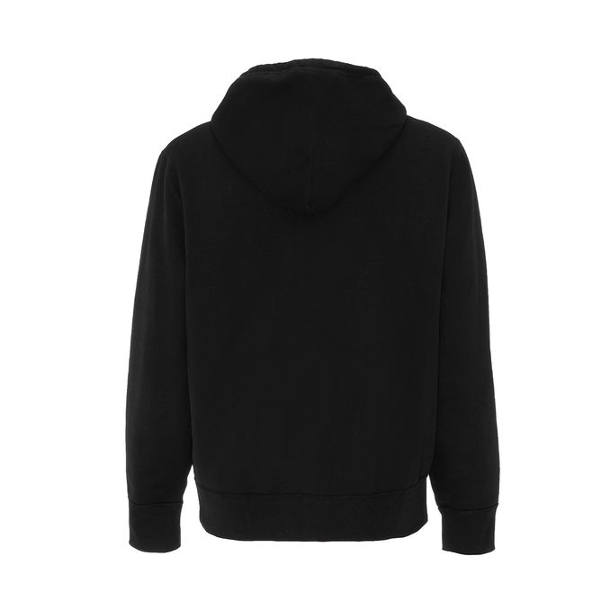 FELPA FULL ZIP CON CAPPUCCIO Uomo Nero