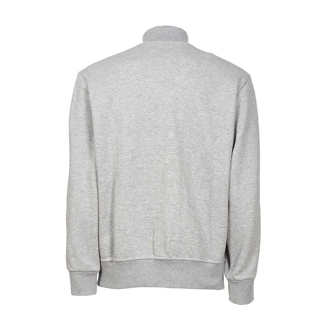 FELPA FULL ZIP E LOGO Uomo Grey Navy