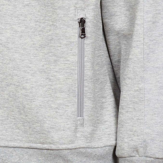 FELPA FULL ZIP E LOGO Uomo Grey Navy