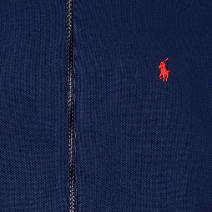 FELPA FULL ZIP E LOGO Uomo Navy