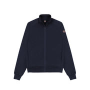 FELPA FULL ZIP IN COTONE CON INSERTI IN NYLON Uomo Navy FELPA FULL ZIP IN COTONE CON INSERTI IN NYLON Uomo Navy