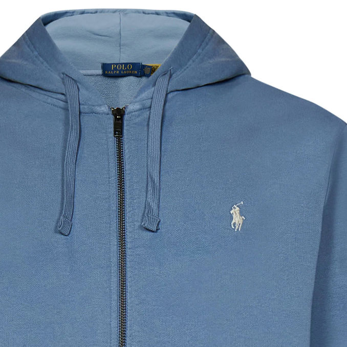 FELPA FULL ZIP Uomo Channel Blue