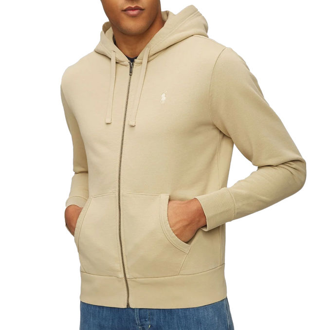 FELPA FULL ZIP Uomo Costal Beige