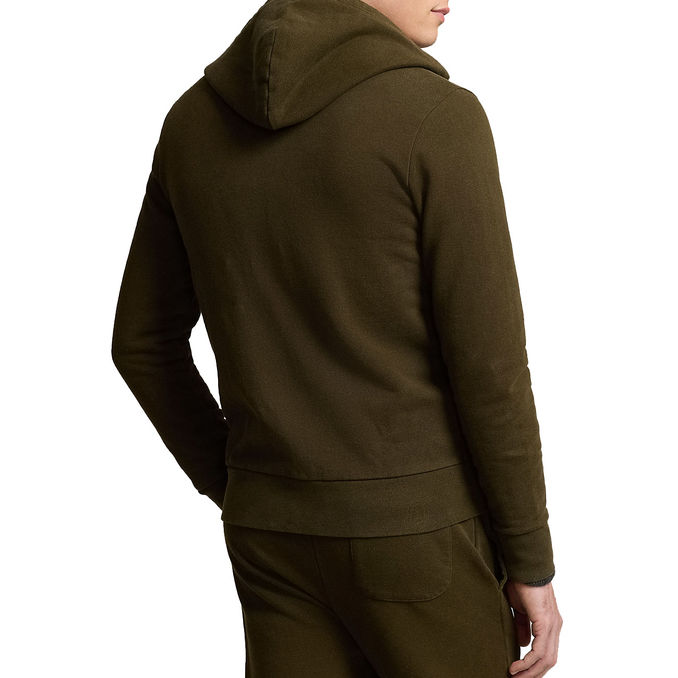 FELPA FULL ZIP Uomo Dark Loden