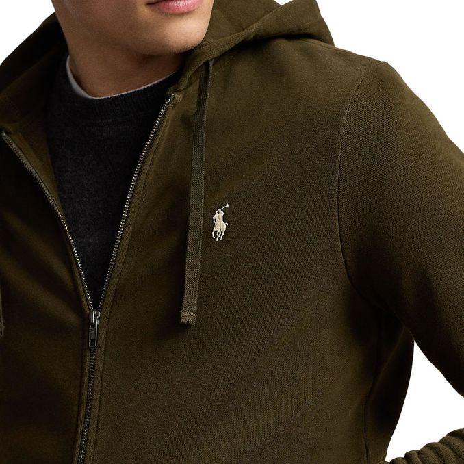 FELPA FULL ZIP Uomo Dark Loden