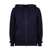 FELPA FULLZIP CON CAPPUCCIO IN COTONE GARZATO Uomo Navy FELPA FULLZIP CON CAPPUCCIO IN COTONE GARZATO Uomo Navy