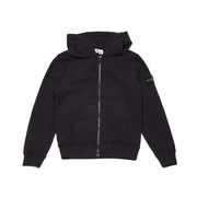 FELPA FULLZIP CON CAPPUCCIO Kids Nero FELPA FULLZIP CON CAPPUCCIO Kids Nero