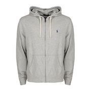 FELPA FULLZIP IN COTONE GARZATO LEGGERO CON CAPPUCCIO Uomo Grigio melange FELPA FULLZIP IN COTONE GARZATO LEGGERO CON CAPPUCCIO Uomo Grigio melange