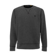 FELPA GIROCOLLLO CON LOGO RICAMATO Uomo Grigio FELPA GIROCOLLLO CON LOGO RICAMATO Uomo Grigio