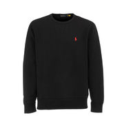 FELPA GIROCOLLLO CON LOGO RICAMATO Uomo Nero FELPA GIROCOLLLO CON LOGO RICAMATO Uomo Nero