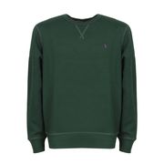 FELPA GIROCOLLLO CON LOGO RICAMATO Uomo Verde Inglese FELPA GIROCOLLLO CON LOGO RICAMATO Uomo Verde Inglese