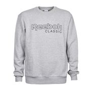 FELPA GIROCOLLO CLASSICS CON LOGO RICAMATO Uomo Grigio nero FELPA GIROCOLLO CLASSICS CON LOGO RICAMATO Uomo Grigio nero