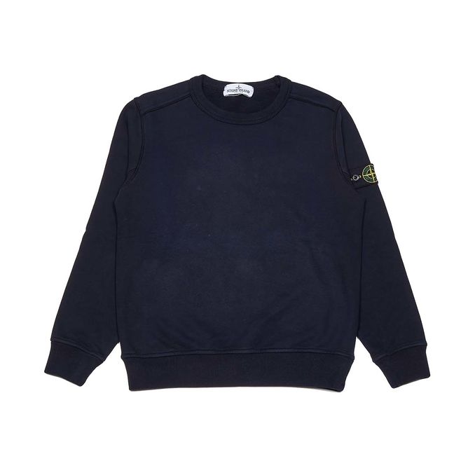 FELPA GIROCOLLO CON PATCH LOGO Kids Navy