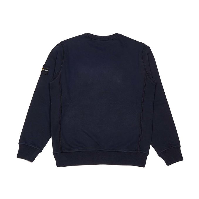 FELPA GIROCOLLO CON PATCH LOGO Kids Navy