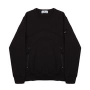FELPA GIROCOLLO CON TASCA A MARSUPIO ZIP Kids Nero FELPA GIROCOLLO CON TASCA A MARSUPIO ZIP Kids Nero