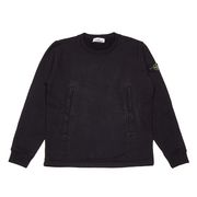 FELPA GIROCOLLO CON TASCHE Kids Nero FELPA GIROCOLLO CON TASCHE Kids Nero