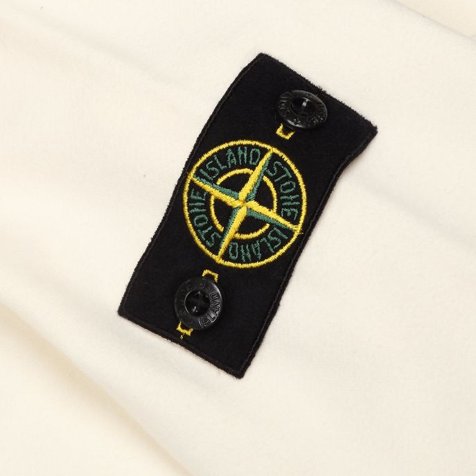 FELPA GIROCOLLO CON TASCHE ZIP Kids Avorio