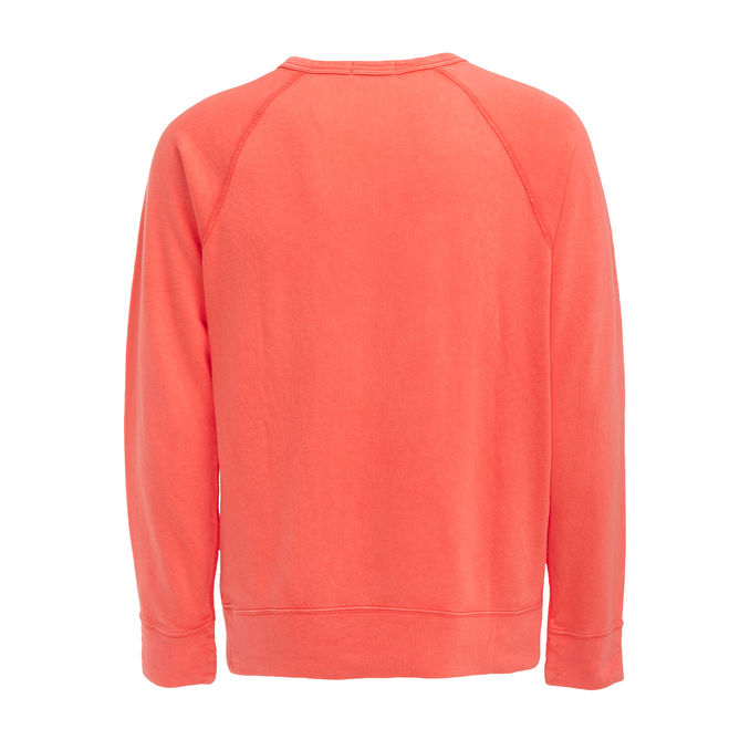 FELPA GIROCOLLO IN COTONE GARZATO Uomo Red