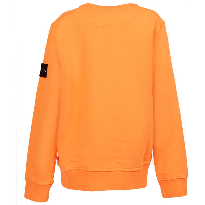 FELPA GIROCOLLO IN COTONE Kids Orange